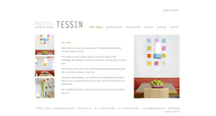 Desktop Screenshot of hotel-tessin.eu